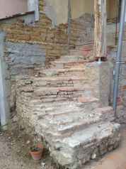 escalier avant les travaux de rénovation